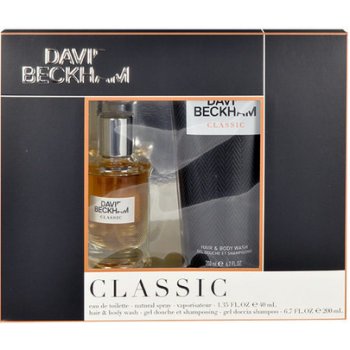 David Beckham Classic Blue EDT 40 ml + 200 ml sprchový gel dárková sada