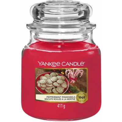 Yankee Candle Classic Peppermint Pinwheels 411 g – Sleviste.cz
