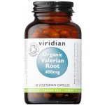 Viridian Organic Valerian Root 400 mg 60 kapslí – Hledejceny.cz