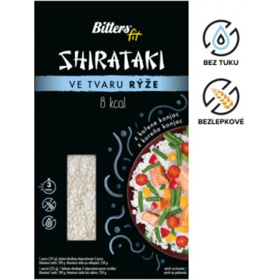 Bitters Shirataki konjakové těstoviny ve tvaru rýže 200 g – Zbozi.Blesk.cz