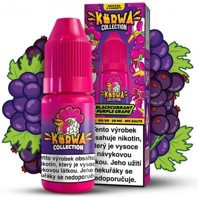 Kurwa Collection Blackcurrant Purple Grape 10 ml 20 mg – Zboží Mobilmania