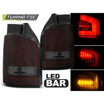Tuning-Tec Zadní čirá LED světla Volkswagen T5.1 (2009 - 2015) - červené kouřové – Hledejceny.cz