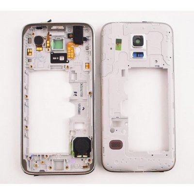 Kryt Samsung Galaxy S5 mini Střední stříbrný