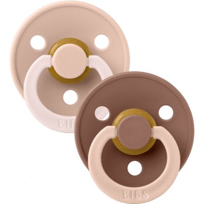 Bibs Colour dudlíky z přírodního kaučuku 2 ks Blush-woodchuck – Hledejceny.cz