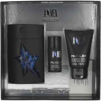 Thierry Mugler A*Men EDT plnitelný 100 ml + deostick 20 ml + sprchový gel 50 ml dárková sada