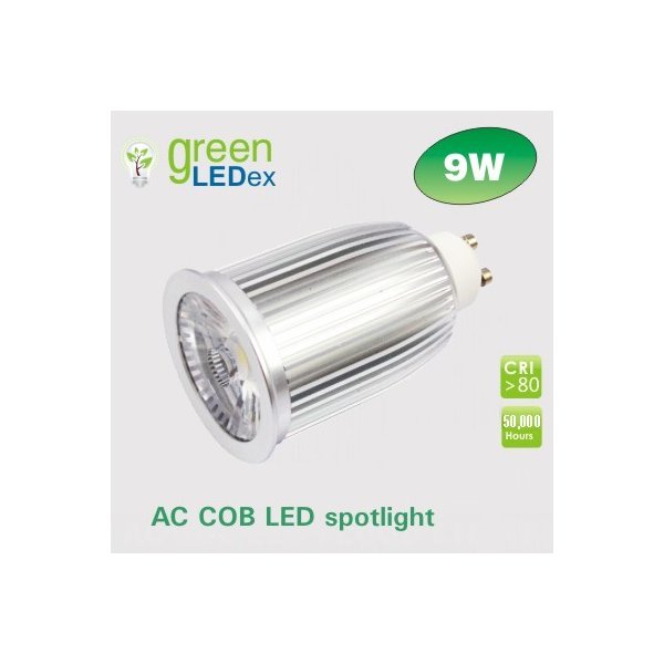 Žárovka GreenLEDex LED žárovka reflektorová AC COB 9 W GU10