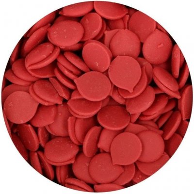 FunCakes Červená poleva v pecičkách 250 g – Zboží Dáma