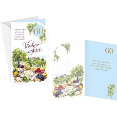 Přání k 60. narozeninám Vše nejlepší – Hledejceny.cz