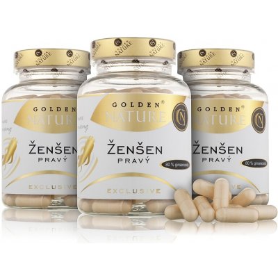 2+1 GN Exclusive Ženšen pravý 80% ginsenosidů 300 kapslí – Hledejceny.cz