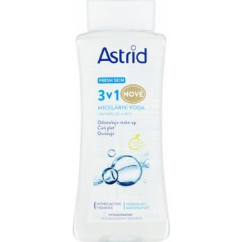 Astrid Fresh Skin 3v1 micelární voda pro normální a smíšenou pleť 400 ml