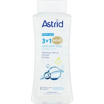 Astrid Fresh Skin 3v1 micelární voda pro normální a smíšenou pleť 400 ml – Zboží Mobilmania