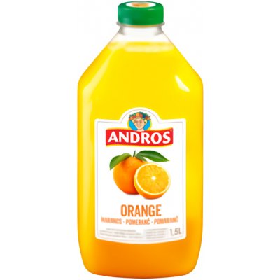 Andros 100% Pomerančový džus 1,5 l – Zbozi.Blesk.cz