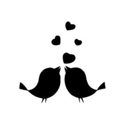 Artemiss Ptačí láska plastová šablona 157 B 14,5x14,5cm – Zboží Dáma