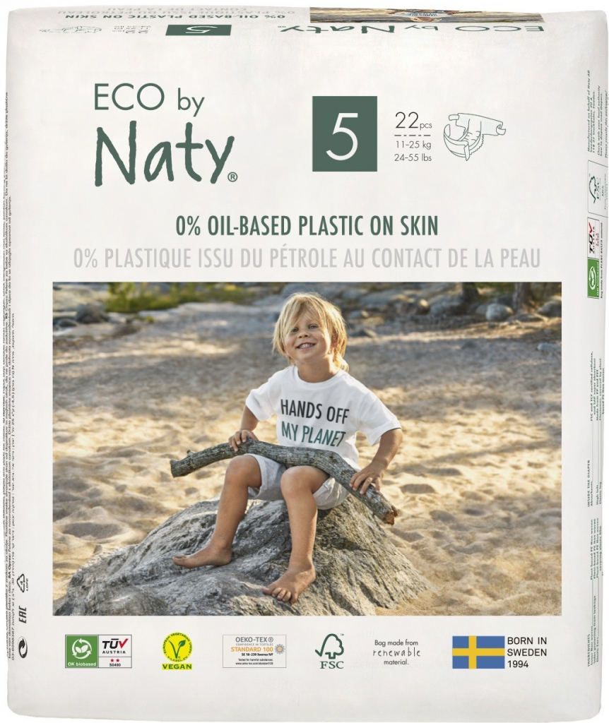 Naty Eco by Junior 11-25 kg 5 22 ks
