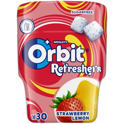 Orbit Refreshers jahoda citrón žvýkačky 67 g – Zboží Dáma