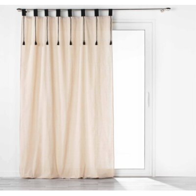 Douceur d'intérieur Závěs s poutky FILINE, polybavlna, 140 x 240 cm, béžový – Hledejceny.cz