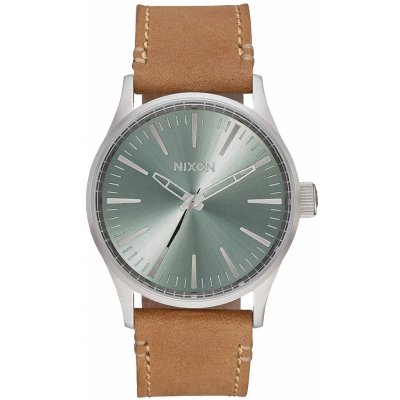 Nixon Sentry 38 Leather Saddle sage