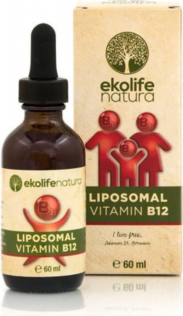 Ekolife Natura Lipozomální Vitamín B12 kapky 60 ml od 359 Kč - Heureka.cz