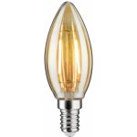 Paulmann LED svíčka E14 2W 1 900 K zlatá DC 24V 330028740 – Hledejceny.cz