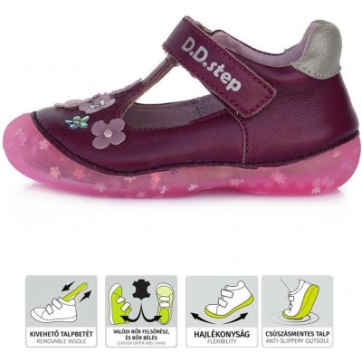 D.D.Step balerínky 015-467A violet – Zbozi.Blesk.cz