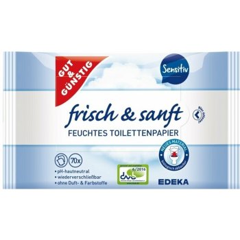GUT&GÜNSTIG Frisch & Sanft SENSITIV 2 x 70 ks