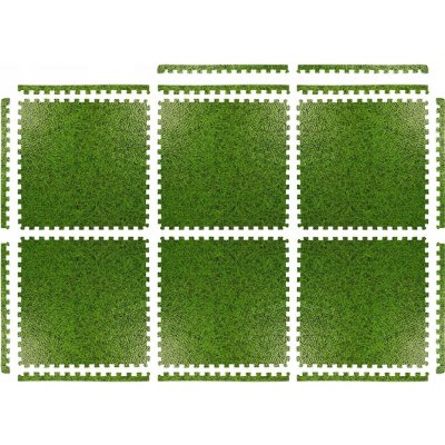Excellent Pěnová podlaha puzzle sada 6 ks tráva KO 491003170 – Zboží Mobilmania