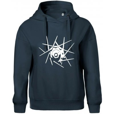 Cyclo výplet Oversized mikina dámská Moon kratší + širší Námořní modrá téměř černá – Hledejceny.cz