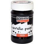 Pentart Akrylová barva matná 100 ml Černá – Zboží Dáma