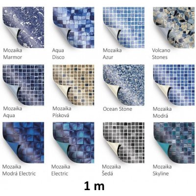 AVfol Decor - Mozaika Skyline; 1,65 x 25 m – Zboží Dáma