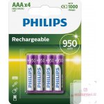 Philips AAA 950mAh 4ks R03B4A95/10 – Zboží Živě