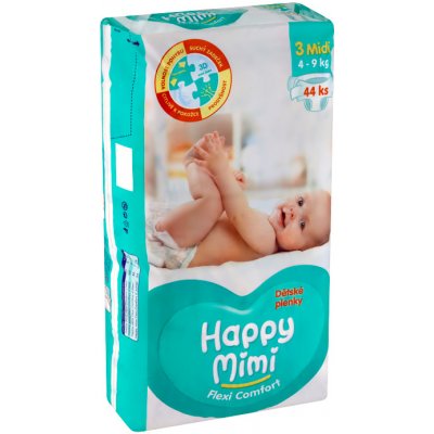 Happy Mimi Flexi Comfort 3 midi 44 ks – Zboží Mobilmania