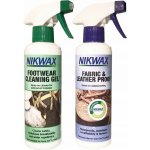 Nikwax Footwear Cleaning Gel a Fabric Leather Proof 300 + 300 ml – Zboží Dáma
