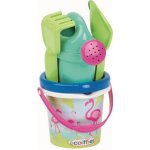Écoiffier 681 kbelík do písku s konví a nástroji Flamingo – Zboží Dáma