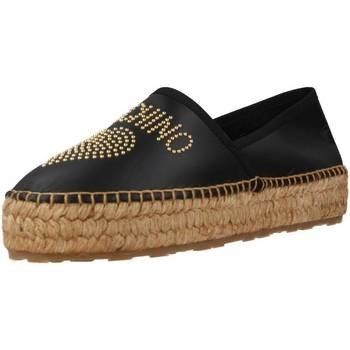 Love Moschino espadrilky dámské černé