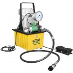 GENBORX Nožní elektrická hydraulická pumpa s tlakoměrem HHB-630E