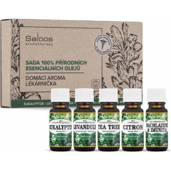 Saloos Domácí aroma lékárnička vonné oleje 5 x 10 ml