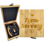 Sablio Dárková sada na víno Tým nevěsty: 147×168×49 mm – Hledejceny.cz