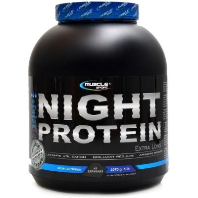 Muscle Sport Night Extralong Protein 2270 g – Zboží Mobilmania