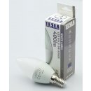 TESLA LED žárovka CANDLE svíčka E14 5W 230V 400lm 25 000h 3000K teplá bílá 220°