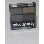 Miss Sporty Studio Colour Quattro Eye Shadow oční stíny 414 100% Smokey 3,2 g – Sleviste.cz
