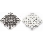 Filigrán čtverec platinový – Zboží Dáma