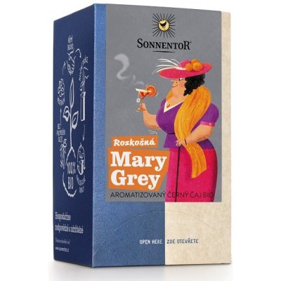 Sonnentor Earl Grey černý čaj 18 x 1,5 g – Zbozi.Blesk.cz