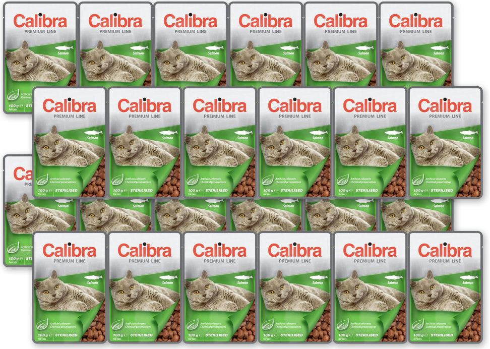 Calibra Premium Sterilised Salmon 24 x 100 g