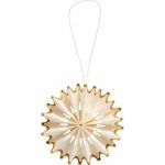 Papírová vločka na zavěšení Ib Laursen Stella P.9 cm bílo-zlatá – Hledejceny.cz