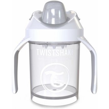 Twistshake hrnek učící bílá 230 ml