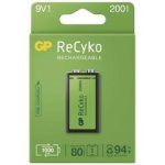 GP ReCyko 9V 200mAh 1ks B2552 – Zboží Mobilmania