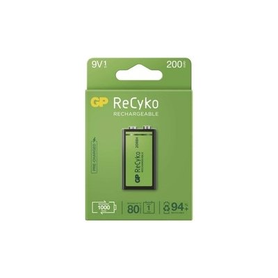 GP ReCyko 9V 200mAh 1ks B2552 – Zbozi.Blesk.cz