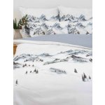 MKLuzkoviny.cz Vánoční bavlna povlečení Renforcé Hory 140x200 70x90 – Zboží Dáma