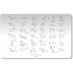 Podložka na stůl 60 × 45 cm, PP Origami animals – Zboží Dáma