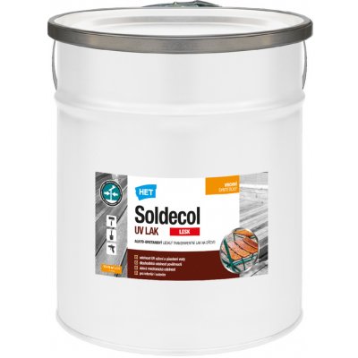 HET Soldecol UV lak 5 l lesk – Zboží Mobilmania